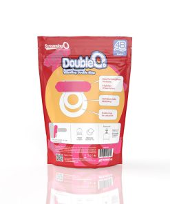Screaming O 4B Doubleo 6 Vibrating Double Cockring Strawberry