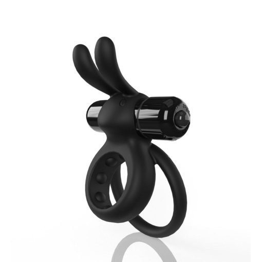 Screaming O 4B Ohare Vibrating Rabbit Double Cockring Black - Image 3