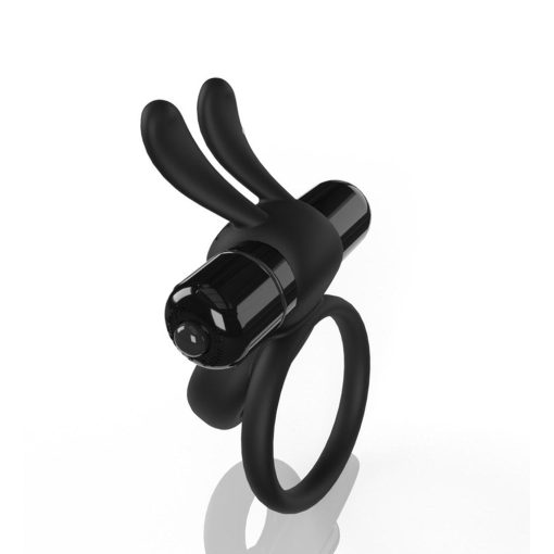 Screaming O 4B Ohare Vibrating Rabbit Double Cockring Black - Image 4