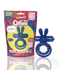 Screaming O 4T Ohare Vibrating Rabbit Double Cockring Blueberry