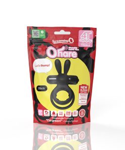 Screaming O 4T Ohare Vibrating Rabbit Double Cockring Black