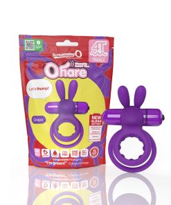 Screaming O 4T Ohare Vibrating Rabbit Double Cockring Grape