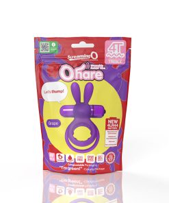 Screaming O 4T Ohare Vibrating Rabbit Double Cockring Grape