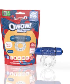 Screaming O 4B Owow Vibrating Cockring Blueberry