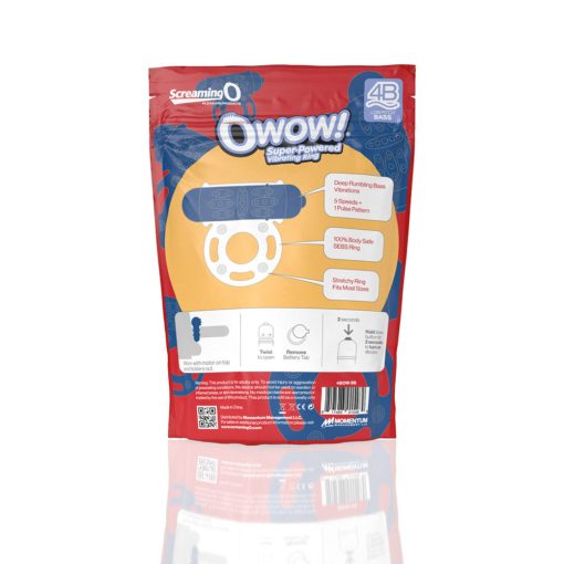 Screaming O 4B Owow Vibrating Cockring Blueberry - Image 6