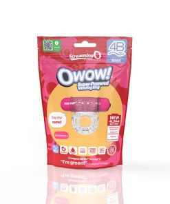 Screaming O 4B Owow Vibrating Cockring Strawberry