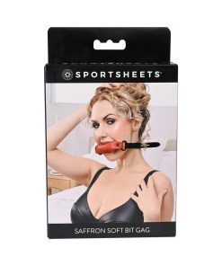 Sportsheets Saffron Soft Bit Gag With Adjustable Buckle