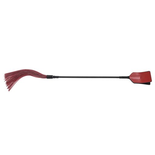 Sportsheets Saffron Tap & Tickle Dual-Ended Crop And Silicone Flogger - Image 3