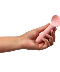 Je Joue Amour Rechargeable Silicone Heart-Shaped Fluttering Tip Bullet Vibrator Pale Rosette