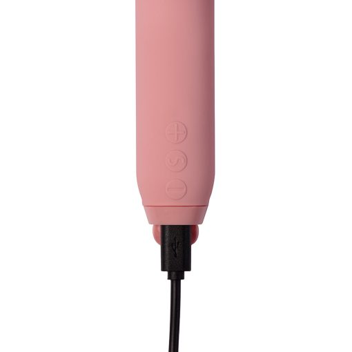 Je Joue Amour Rechargeable Silicone Heart-Shaped Fluttering Tip Bullet Vibrator Pale Rosette - Image 4