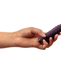 Je Joue Duet Rechargeable Silicone Multi-Surfaced Bullet Vibrator Purple