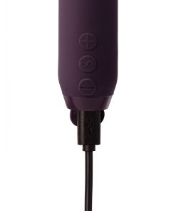 Je Joue Duet Rechargeable Silicone Multi-Surfaced Bullet Vibrator Purple