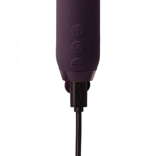 Je Joue Duet Rechargeable Silicone Multi-Surfaced Bullet Vibrator Purple - Image 4