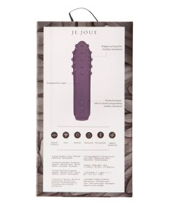 Je Joue Duet Rechargeable Silicone Multi-Surfaced Bullet Vibrator Purple