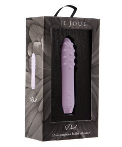 Je Joue Duet Rechargeable Silicone Multi-Surfaced Bullet Vibrator Lilac