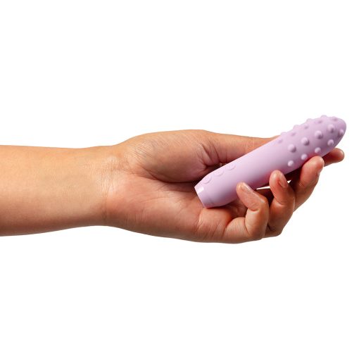 Je Joue Duet Rechargeable Silicone Multi-Surfaced Bullet Vibrator Lilac - Image 4
