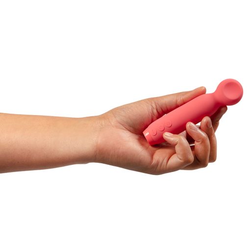 Je Joue Vita Rechargeable Silicone Wand Tip Bullet Vibrator Watermelon Pink - Image 3