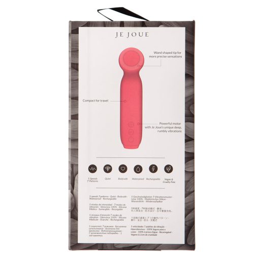 Je Joue Vita Rechargeable Silicone Wand Tip Bullet Vibrator Watermelon Pink - Image 7