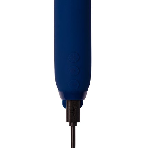 Je Joue Vita Rechargeable Silicone Wand Tip Bullet Vibrator Cobalt Blue - Image 4