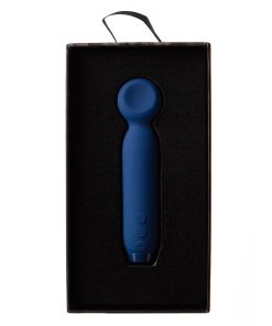 Je Joue Vita Rechargeable Silicone Wand Tip Bullet Vibrator Cobalt Blue