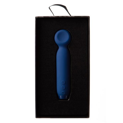 Je Joue Vita Rechargeable Silicone Wand Tip Bullet Vibrator Cobalt Blue - Image 5