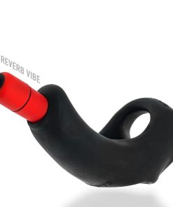 Hunkyjunk Buzzfuck Cock & Ball Sling With Taint Vibrator Tar Ice