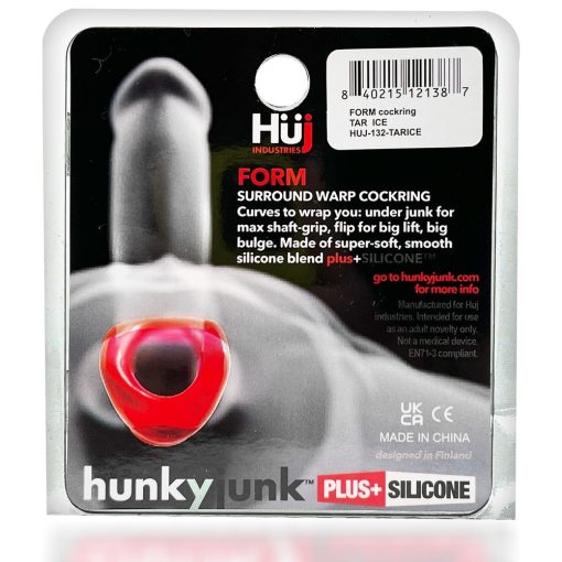 Hunkyjunk Form Surround Cockring Teal Ice - Image 4