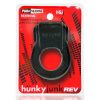 Hunkyjunk Revring Cockring With Bullet Vibrator Tar Ice