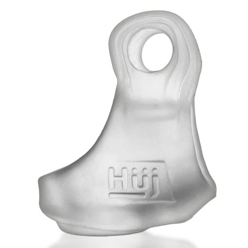 Hunkyjunk Revsling Cock & Ball Sling With Bullet Vibrator Clear Ice - Image 2