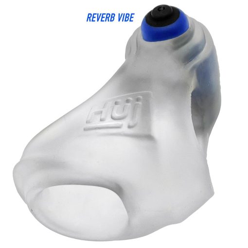 Hunkyjunk Revsling Cock & Ball Sling With Bullet Vibrator Clear Ice - Image 4