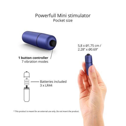 Love To Love Waouhhh Bullet Vibrator Midnight Indigo - Image 3