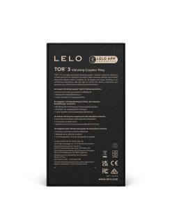 Lelo Tor 3 Vibrating Cockring Base Blue