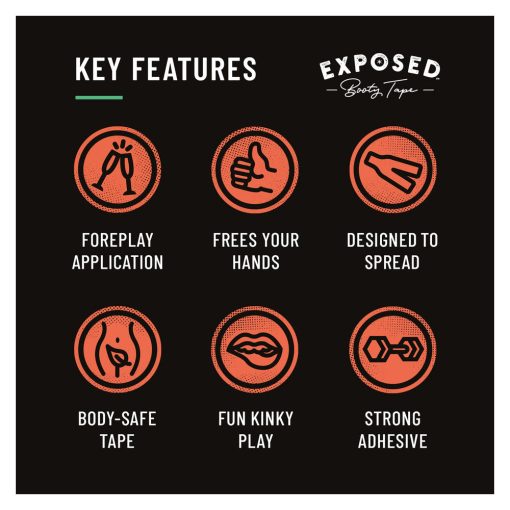 Exposed Booty Tape (20 Pieces Per Box) - Image 2