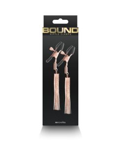 Bound Nipple Clamps D2 Rose Gold