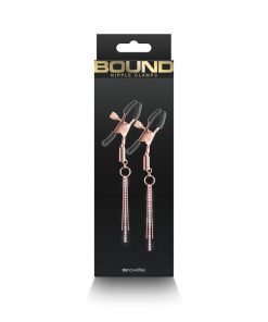 Bound Nipple Clamps D3 Rose Gold
