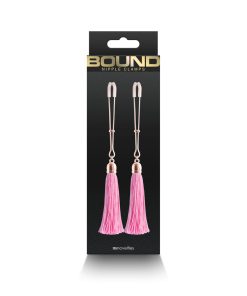 Bound Nipple Clamps T1 Pink