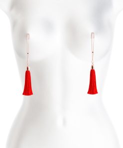 Bound Nipple Clamps T1 Red