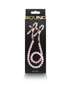 Bound Nipple Clamps Dc1 Pink