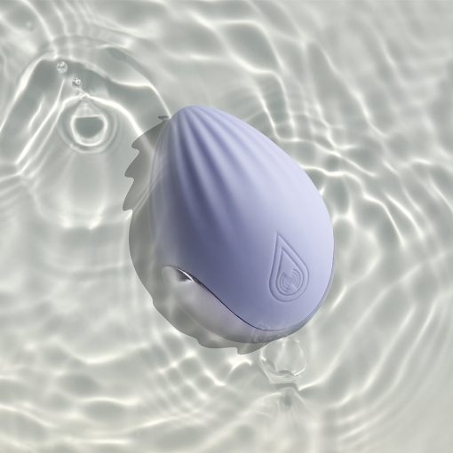 Niya 4 Rechargeable Silicone Palm Held Massager Cornflower - Image 7