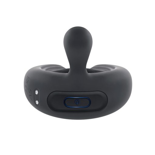 Playboy Triple Play Vibrating Cockring With Stimulator Black - Image 7