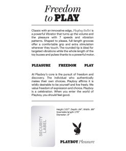 Playboy Bullet Rechargeable Silicone Vibrator Wild Aster