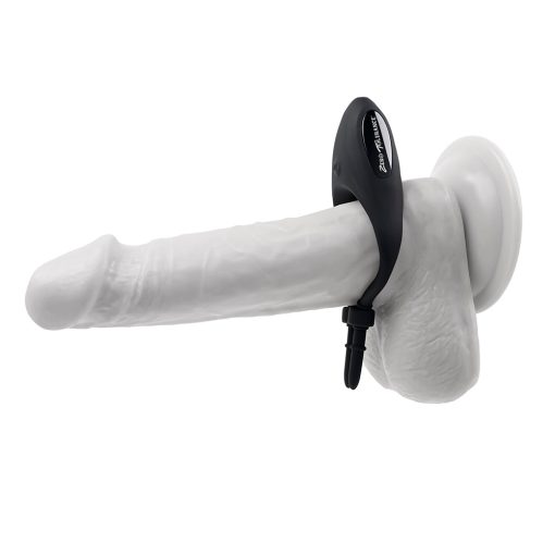 Zero Tolerance Perfect Fit Rechargeable Vibrating Silicone Lasso Cockring Black - Image 7