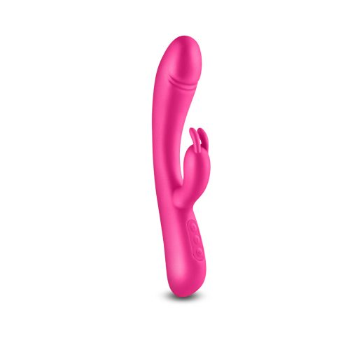 Royals Divine Warming Rabbit Vibrator – Metallic Pink Silicone - Image 2