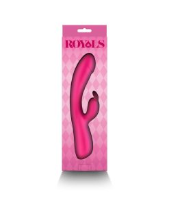 Royals Divine Warming Rabbit Vibrator – Metallic Pink Silicone