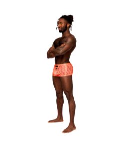 Male Power Rude Awakening Cheeky Cutout Short Neon Orange M