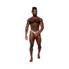 Male Power S'Naked Power Sock Silver/Black S/M
