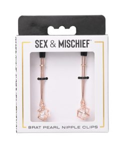 Sportsheets Sex & Mischief Brat Pearl Nipple Jewelry