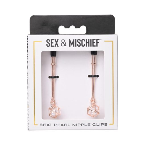 Sportsheets Sex & Mischief Brat Pearl Nipple Jewelry - Image 4