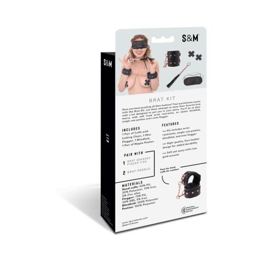 Sportsheets Sex & Mischief Brat 4-Piece Bondage Kit - Image 8