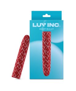 Luv Inc Hb82 Heart Bullet Vibrator Red
